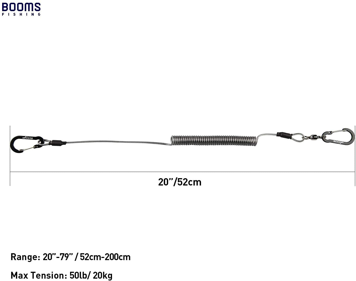 Booms Fishing T02 Heavy-Duty Rod & Paddle Leash