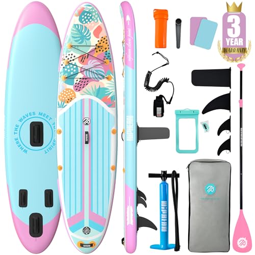 Niphean Inflatable Stand Up Paddle Board with SUP Accessories