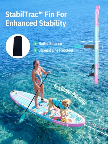 Niphean Inflatable Stand Up Paddle Board with SUP Accessories