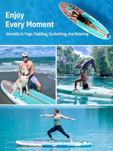 Niphean Inflatable Stand Up Paddle Board with SUP Accessories
