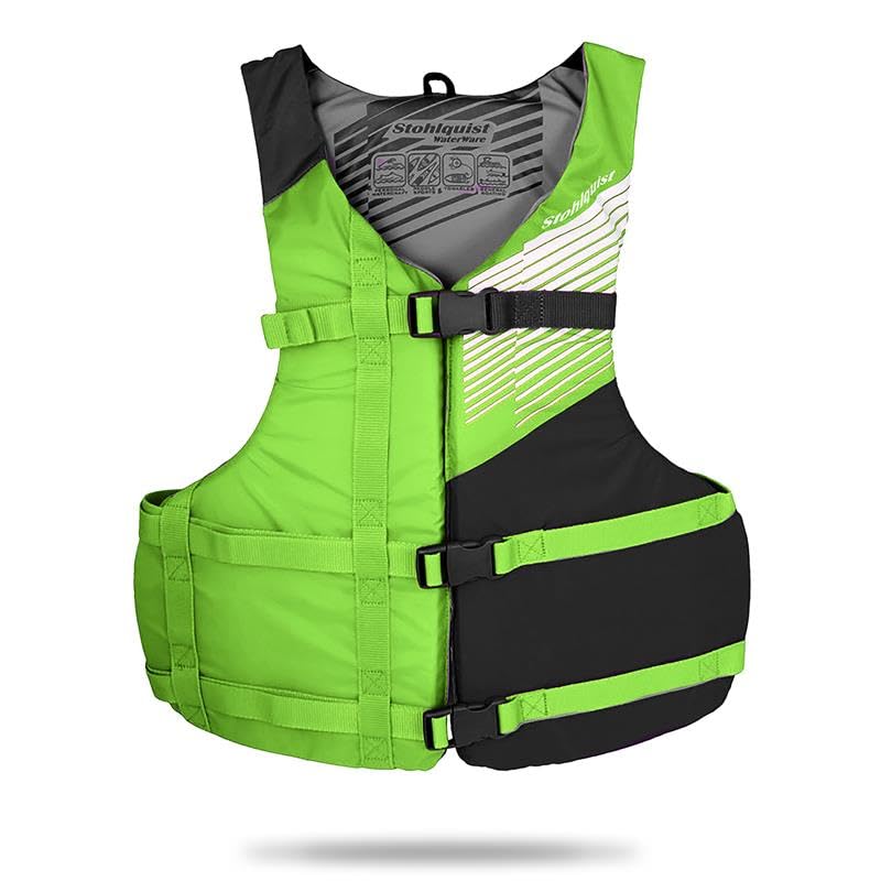 Stohlquist Coast Guard Approved Adult Life Jackets, 4-Pack