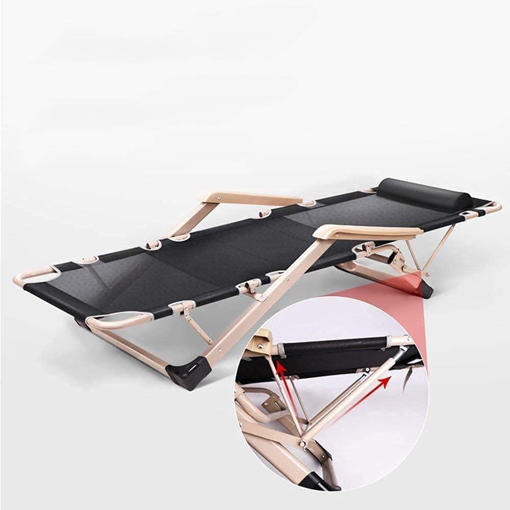 GZHENMZ Folding Zero-Gravity Lounger with Bamboo Mat