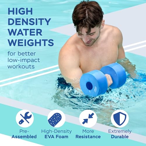 Sunlite Sports Water Workout Set with Weights & Swim Belt
