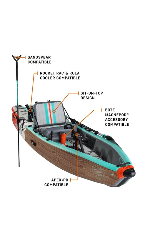 BOTE Lono Aero Convertible Inflatable Kayak & SUP