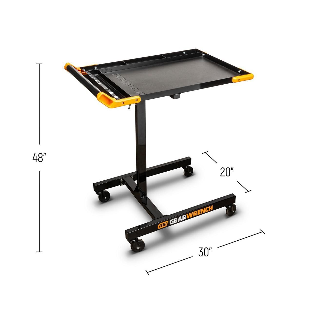 GEARWRENCH Adjustable Mobile Work Table 35–48 Inch 83166