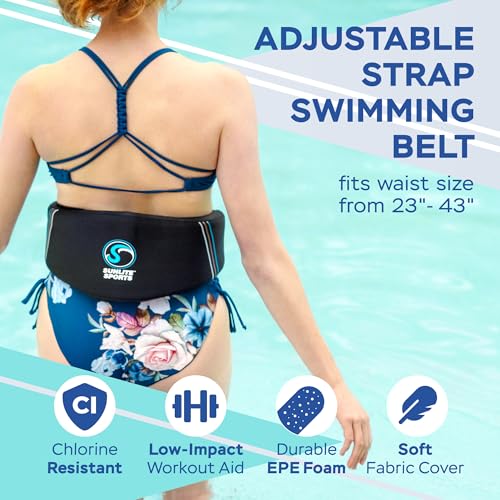 Sunlite Sports Water Workout Set with Weights & Swim Belt