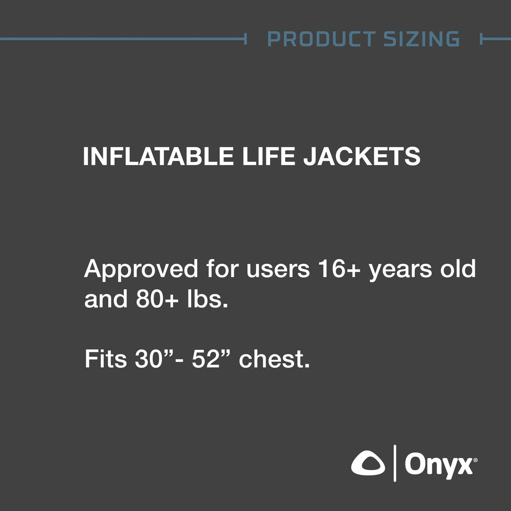 Onyx M-16 USCG-Approved Manual Inflatable Belt Pack