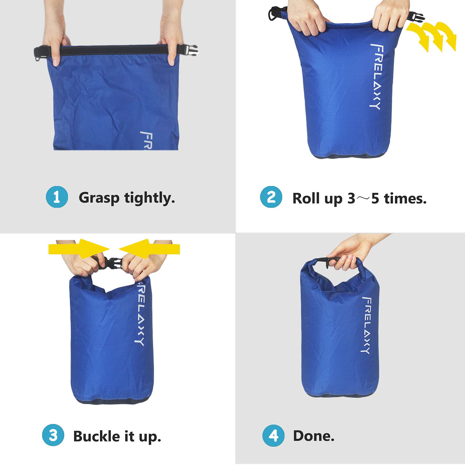Frelaxy Ultralight Waterproof Dry Bag Set for Outdoors