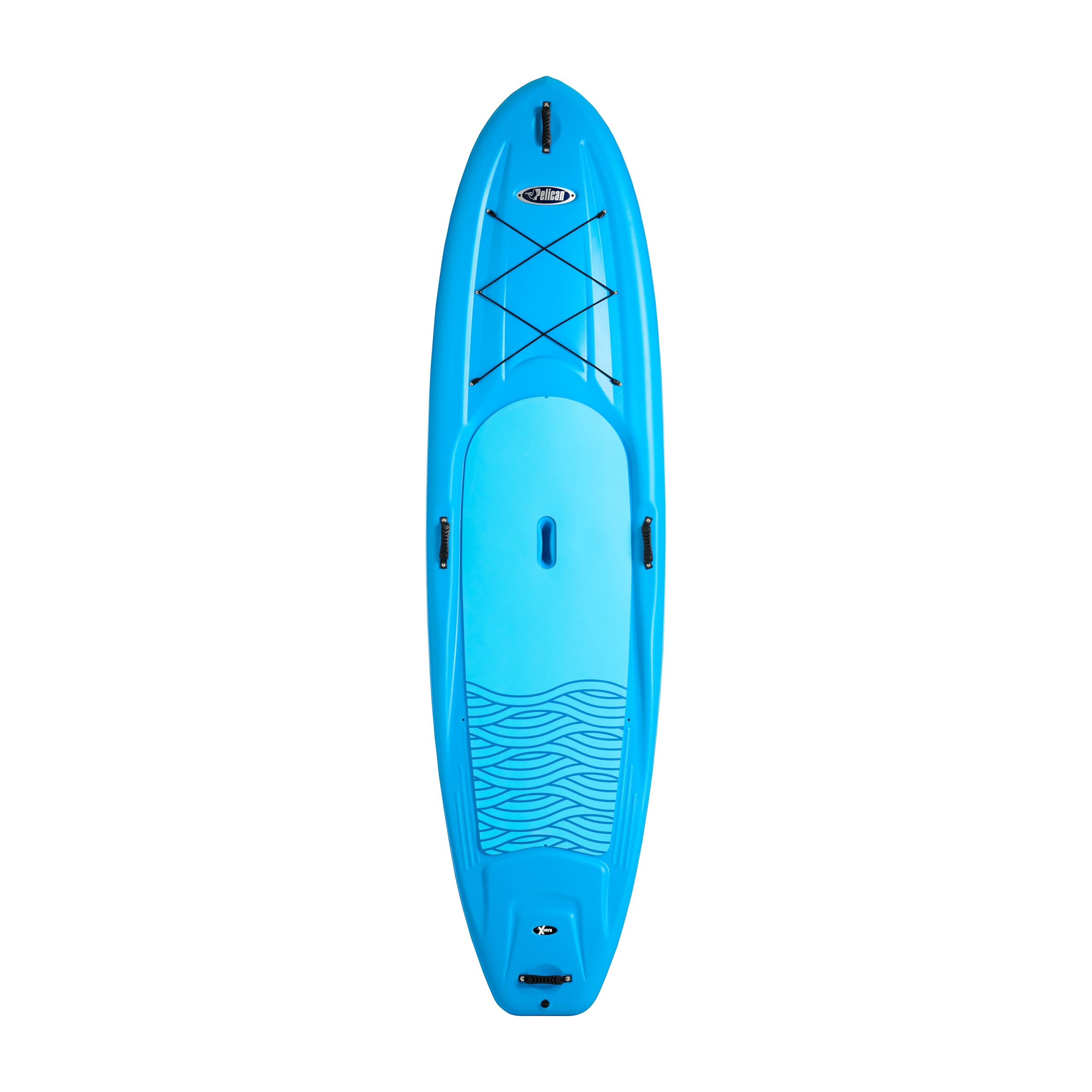 Pelican - Flow 106 Hardshell Stand-Up Paddle Board - Lightweight Board with a Bottom Fin for Paddling, Non-Slip Deck - Perfect for Youth & Adult