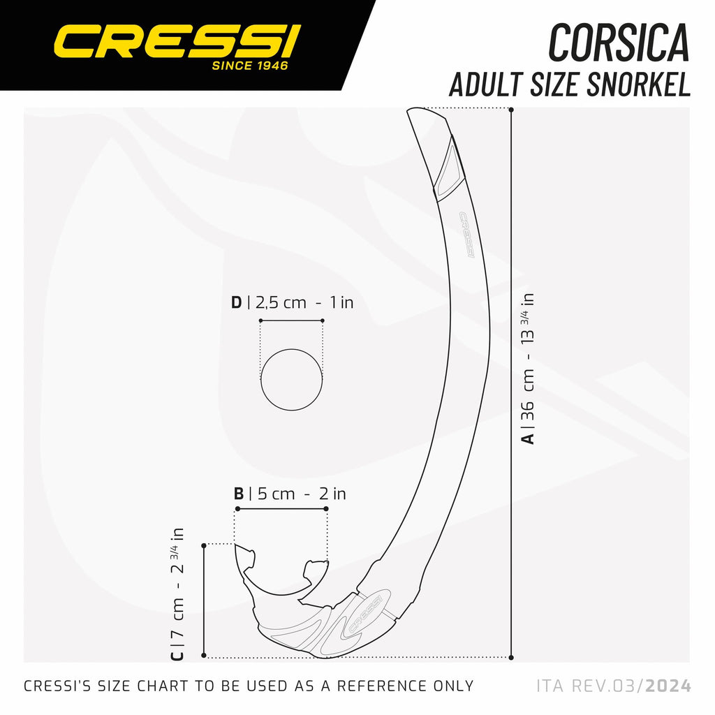 Cressi Z2 & Corsica Lightweight Mask and Snorkel Set