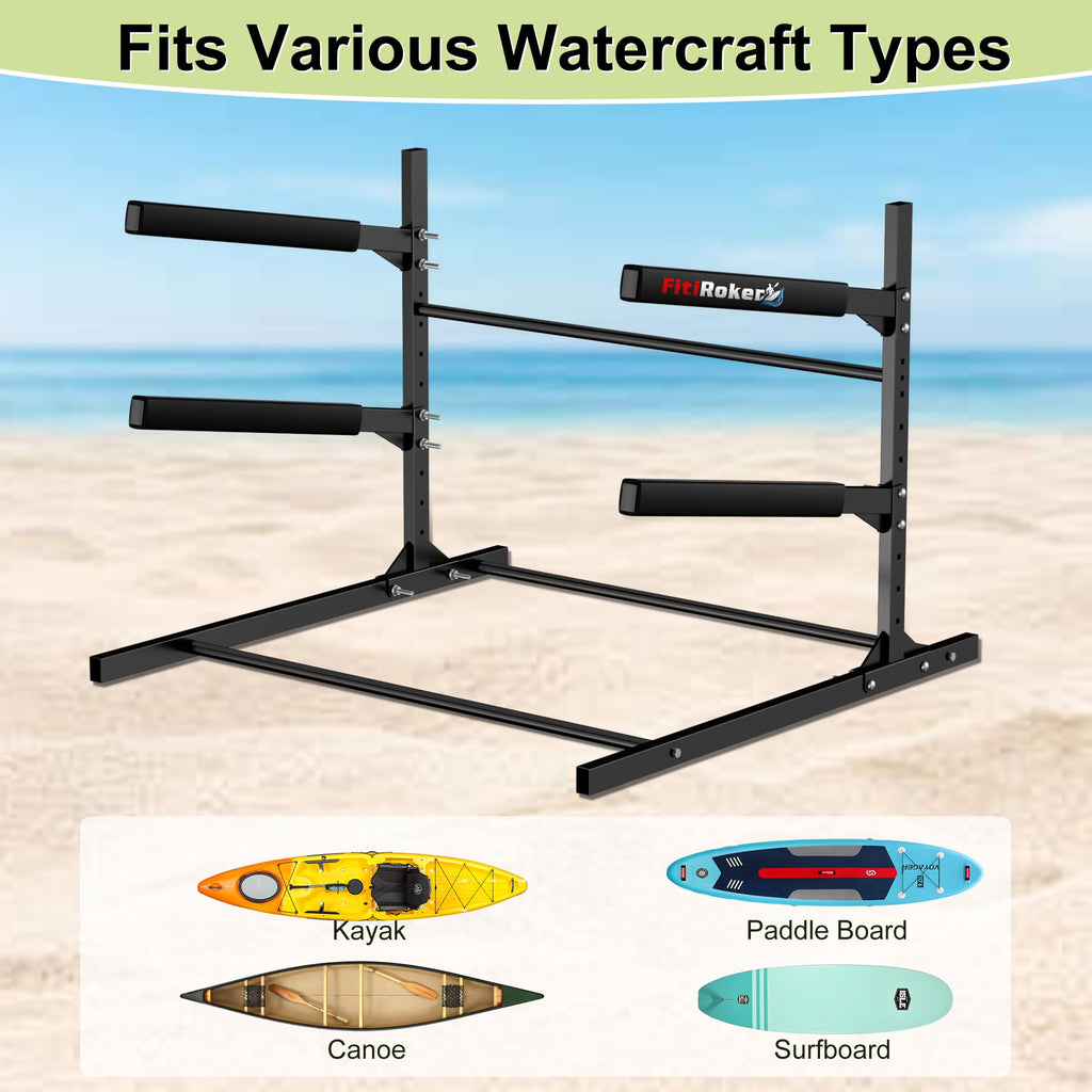 FitiRoker Garage Kayak Storage Rack, 100-LB Per Tier