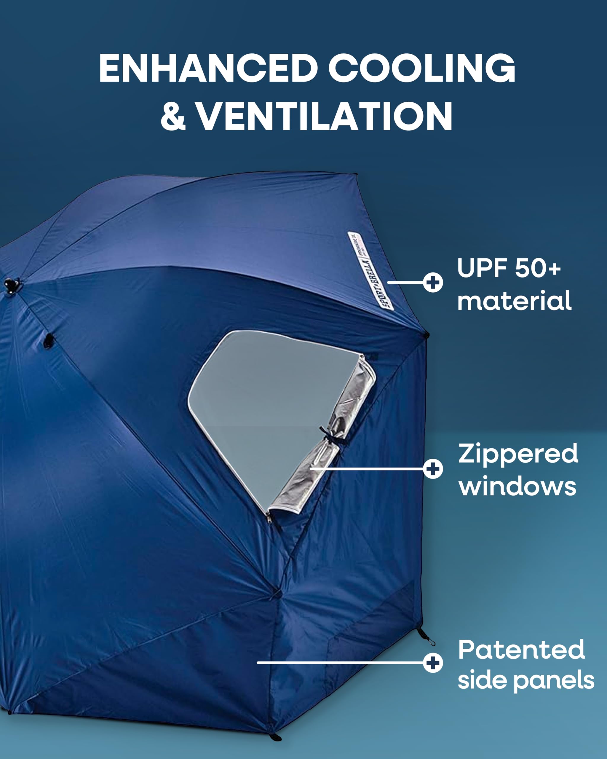 Sport-Brella Premiere UPF 50+ Umbrella Shelter with Panels