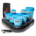 BasketPong H2O Inflatable Pool Pong Game with Accessories