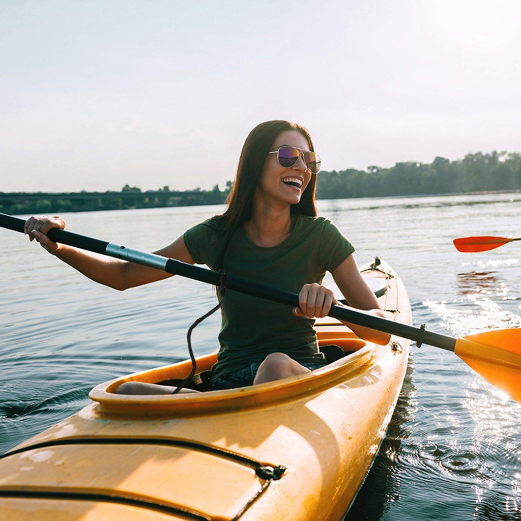 MOOCY 3–7FT Stretchable Kayak Paddle & Rod Leash