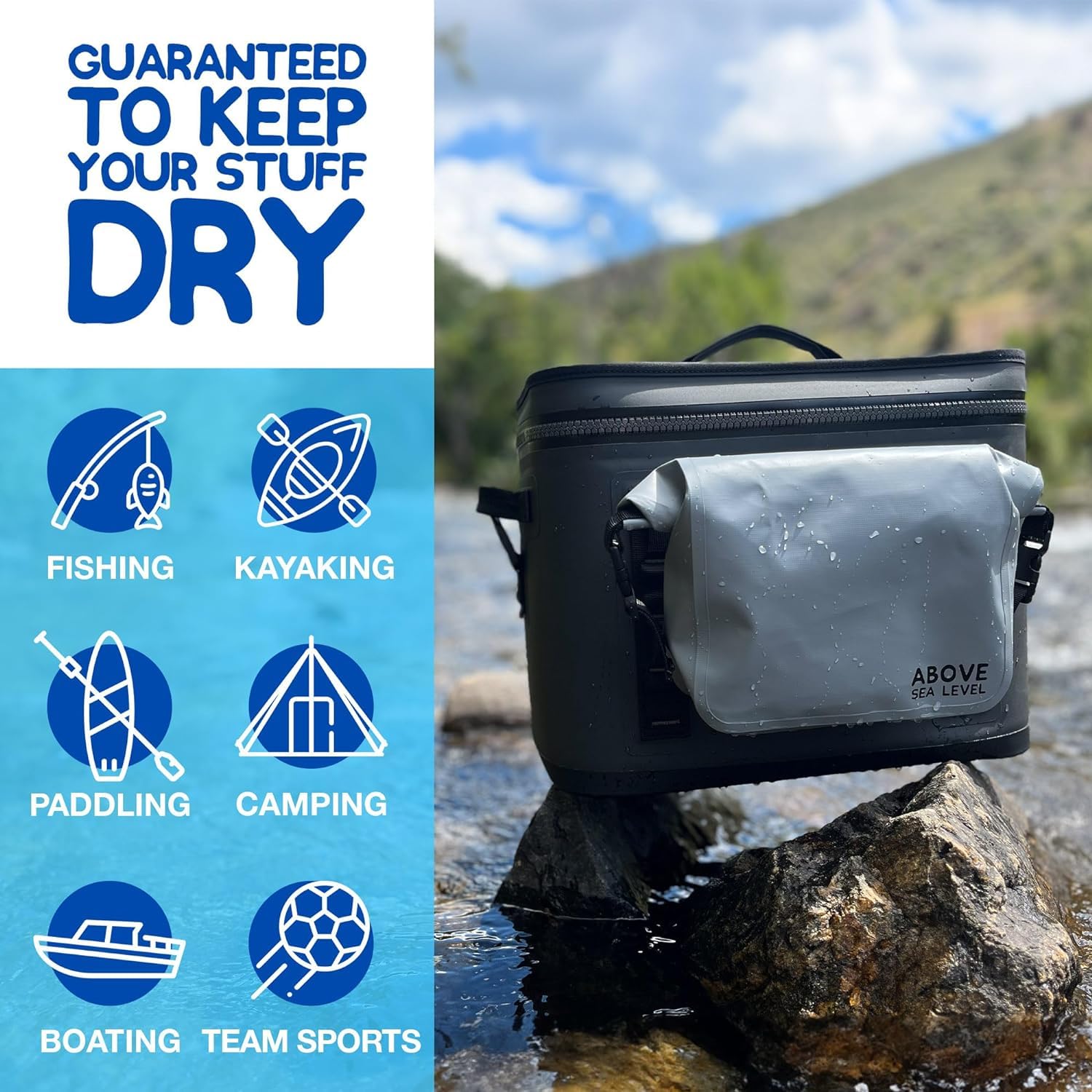 Waterproof MOLLE Dry Bag Pouch for YETI Coolers