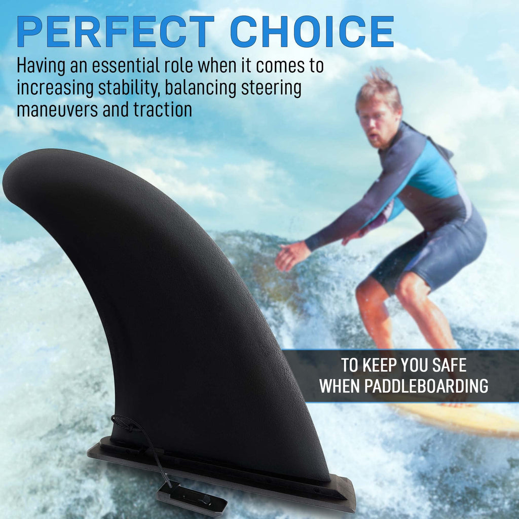 9-Inch Quick-Release Replacement Fin for Paddle Boards