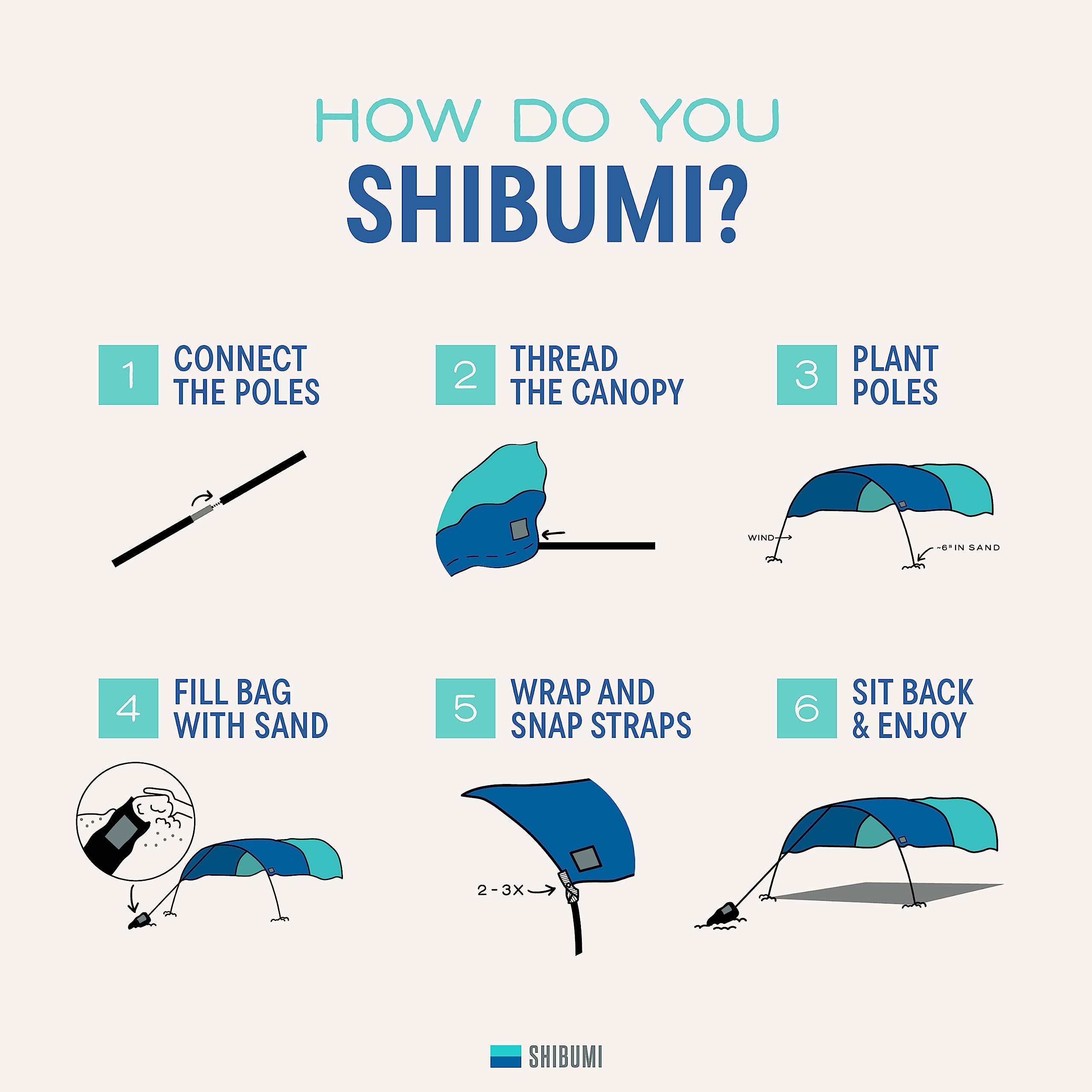 Shibumi Previous-Generation Wind-Powered Beach Shade