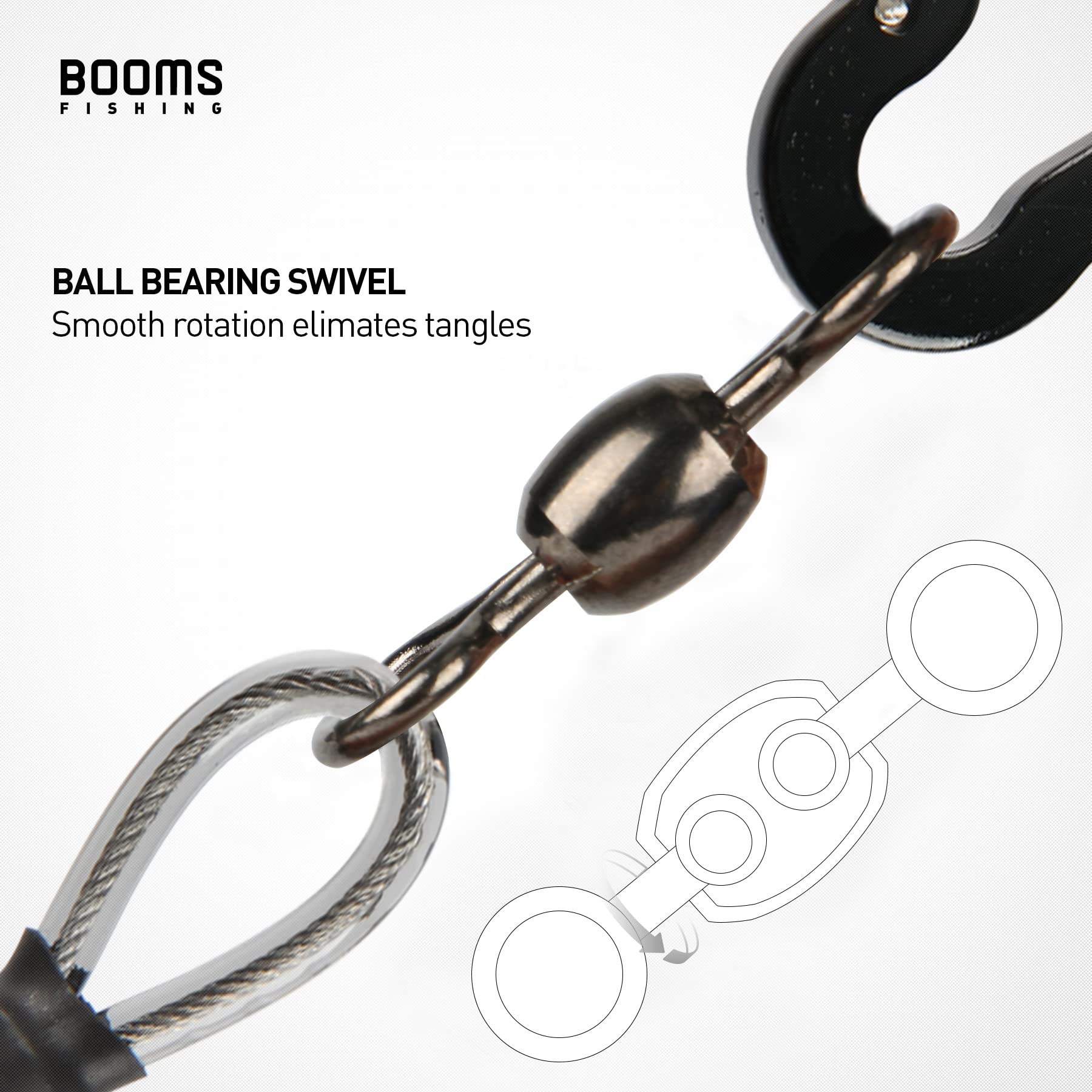 Booms Fishing T02 Heavy-Duty Rod & Paddle Leash