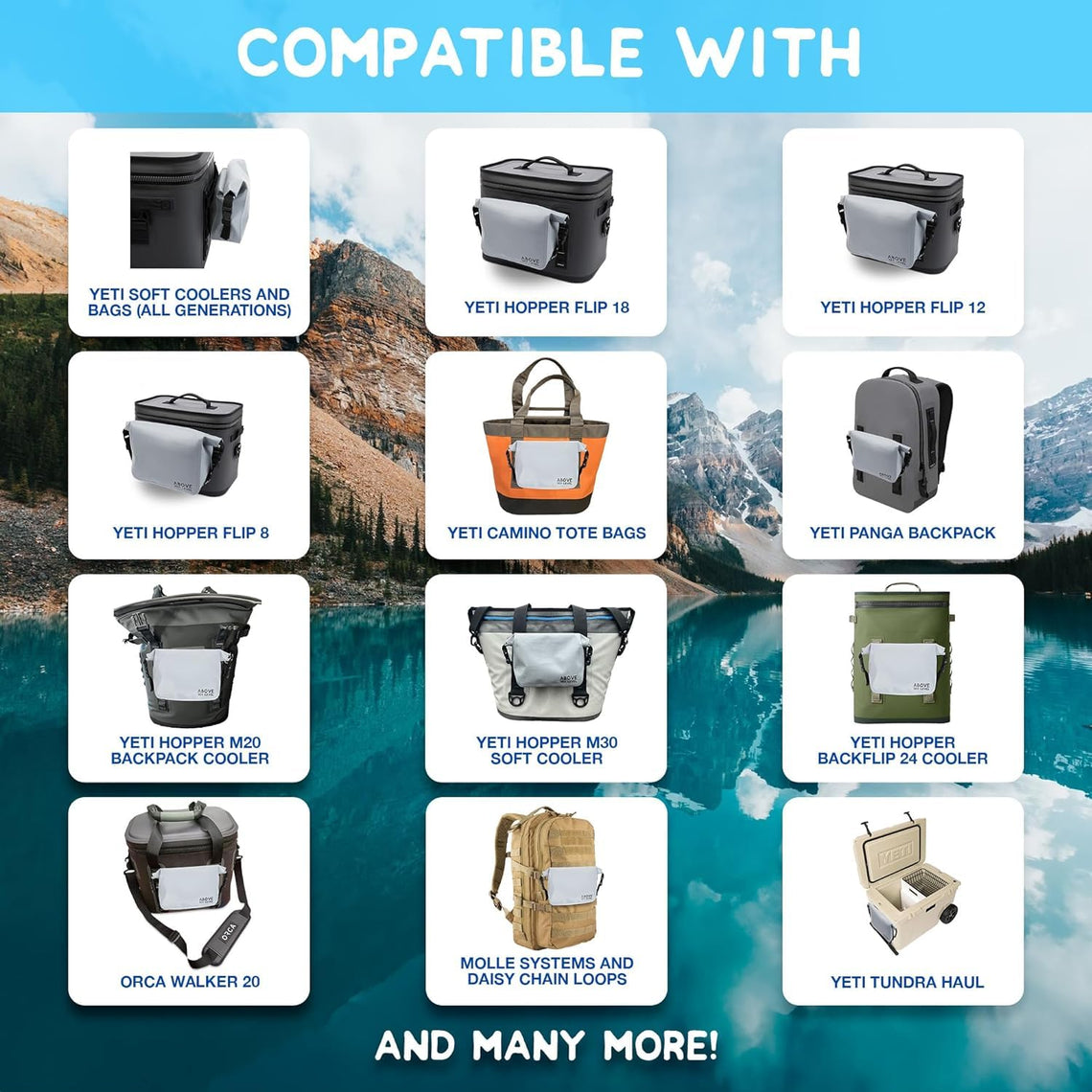 Waterproof MOLLE Dry Bag Pouch for YETI Coolers