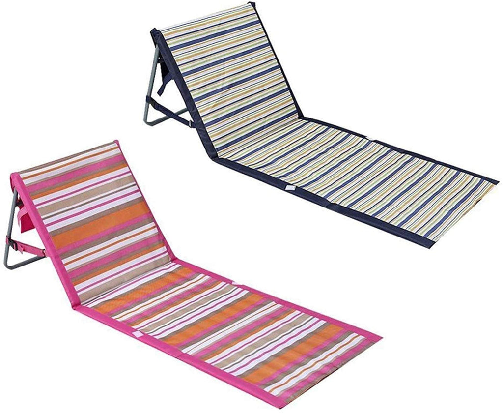 Foldable Waterproof Beach Mat Chair with Backrest