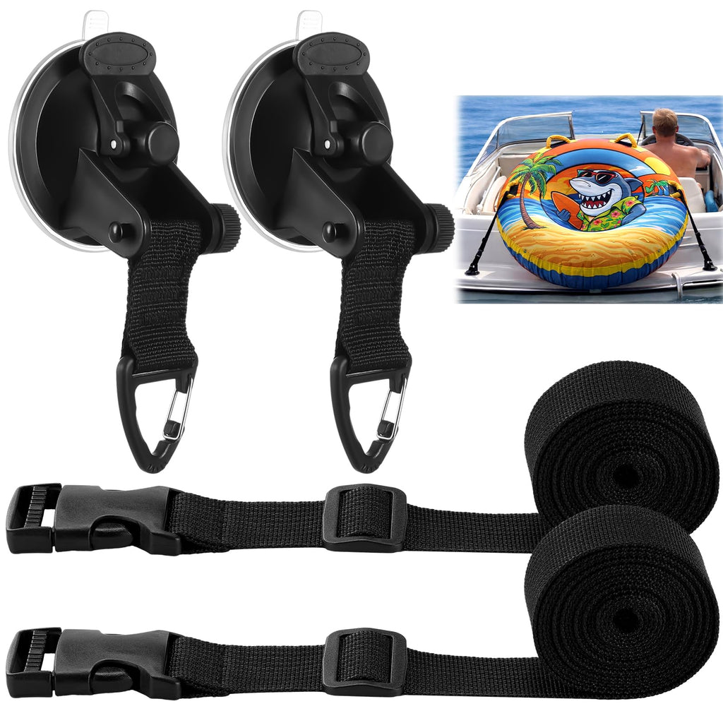 GliCraft 2-Pack Adjustable Towable Tube Keeper Straps