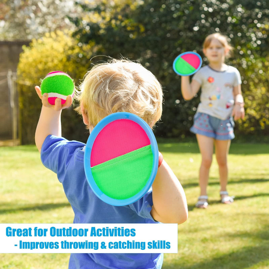 Ayeboovi Kids Toss-and-Catch Ball Game for Beach & Pool
