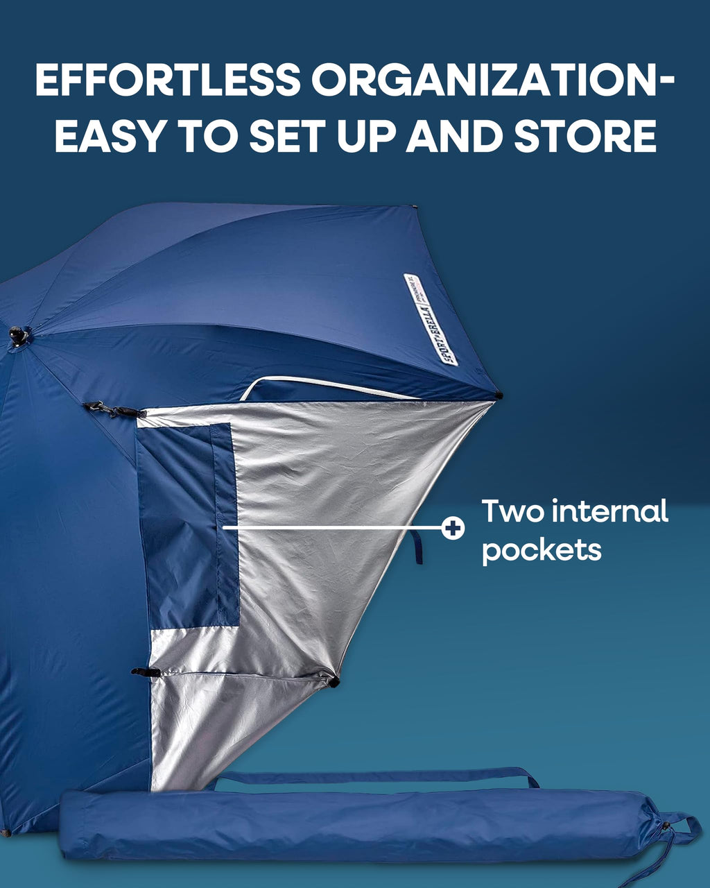 Sport-Brella Premiere UPF 50+ Umbrella Shelter with Panels