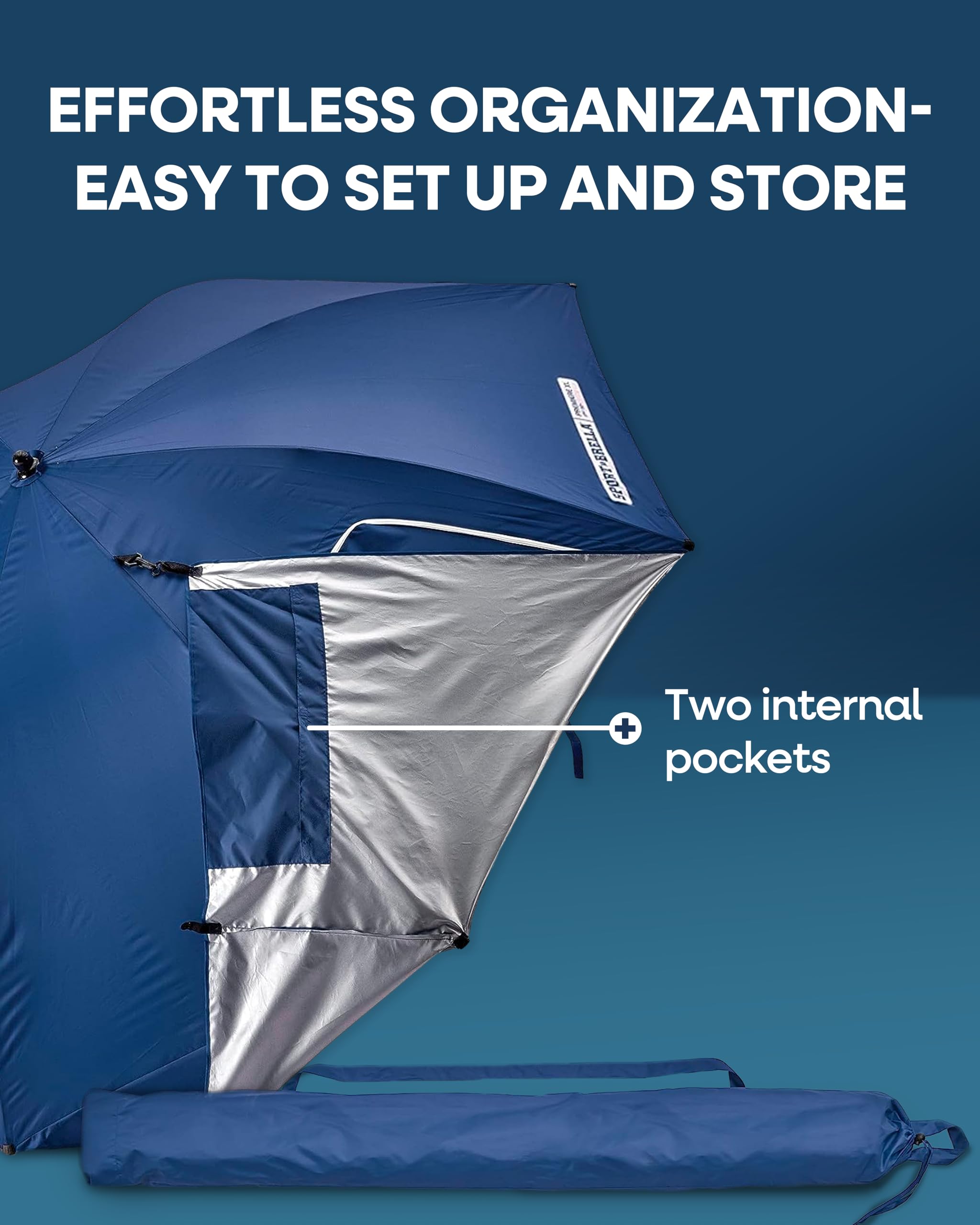 Sport-Brella Premiere UPF 50+ Umbrella Shelter with Panels