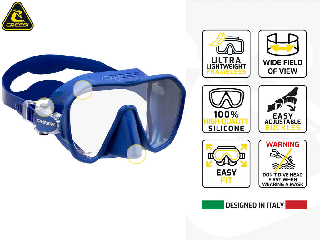 Cressi Z2 & Corsica Lightweight Mask and Snorkel Set