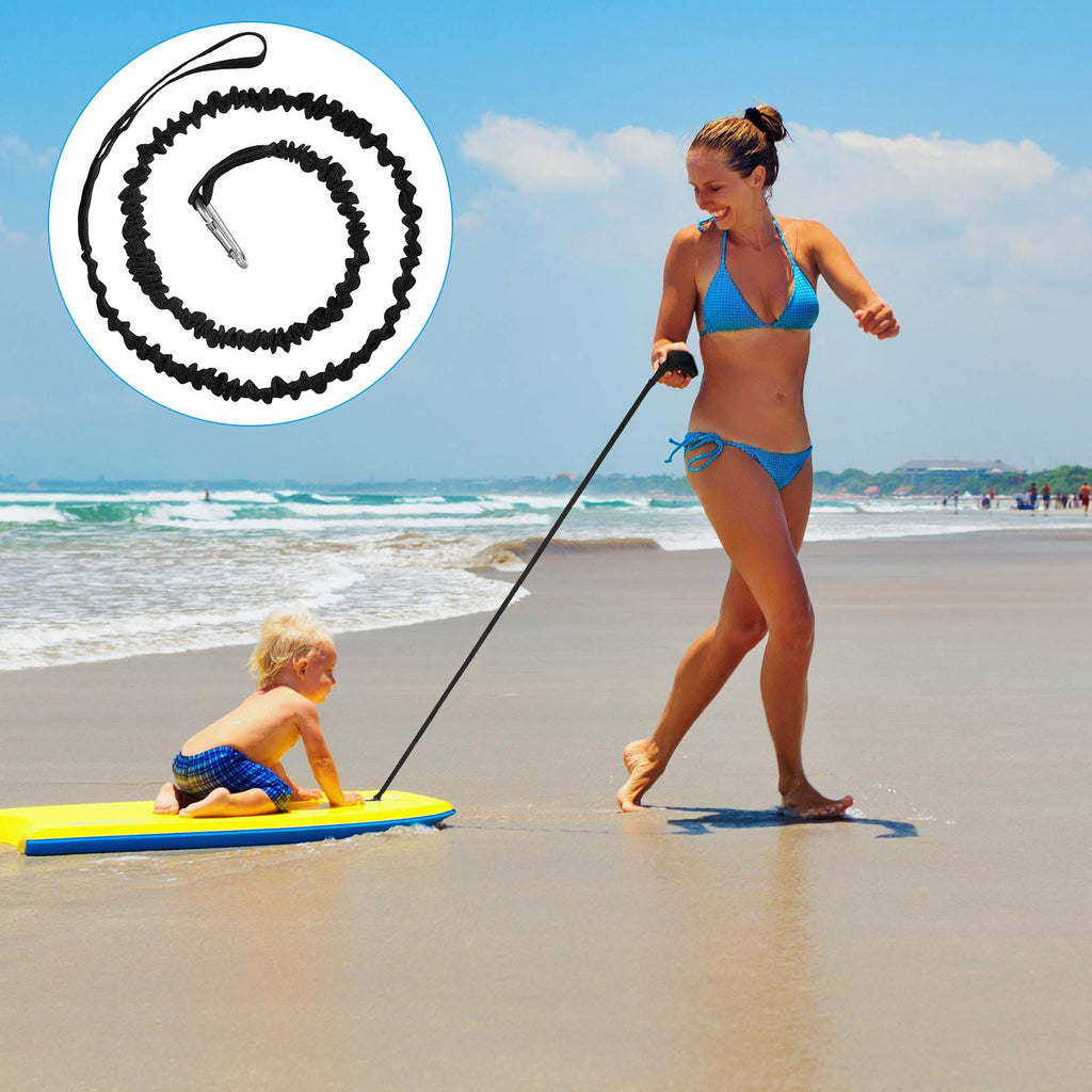 4-Pack Coiled Kayak Paddle & Fishing Rod Leashes