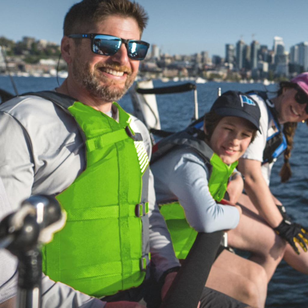 Stohlquist Coast Guard Approved Adult Life Jackets, 4-Pack