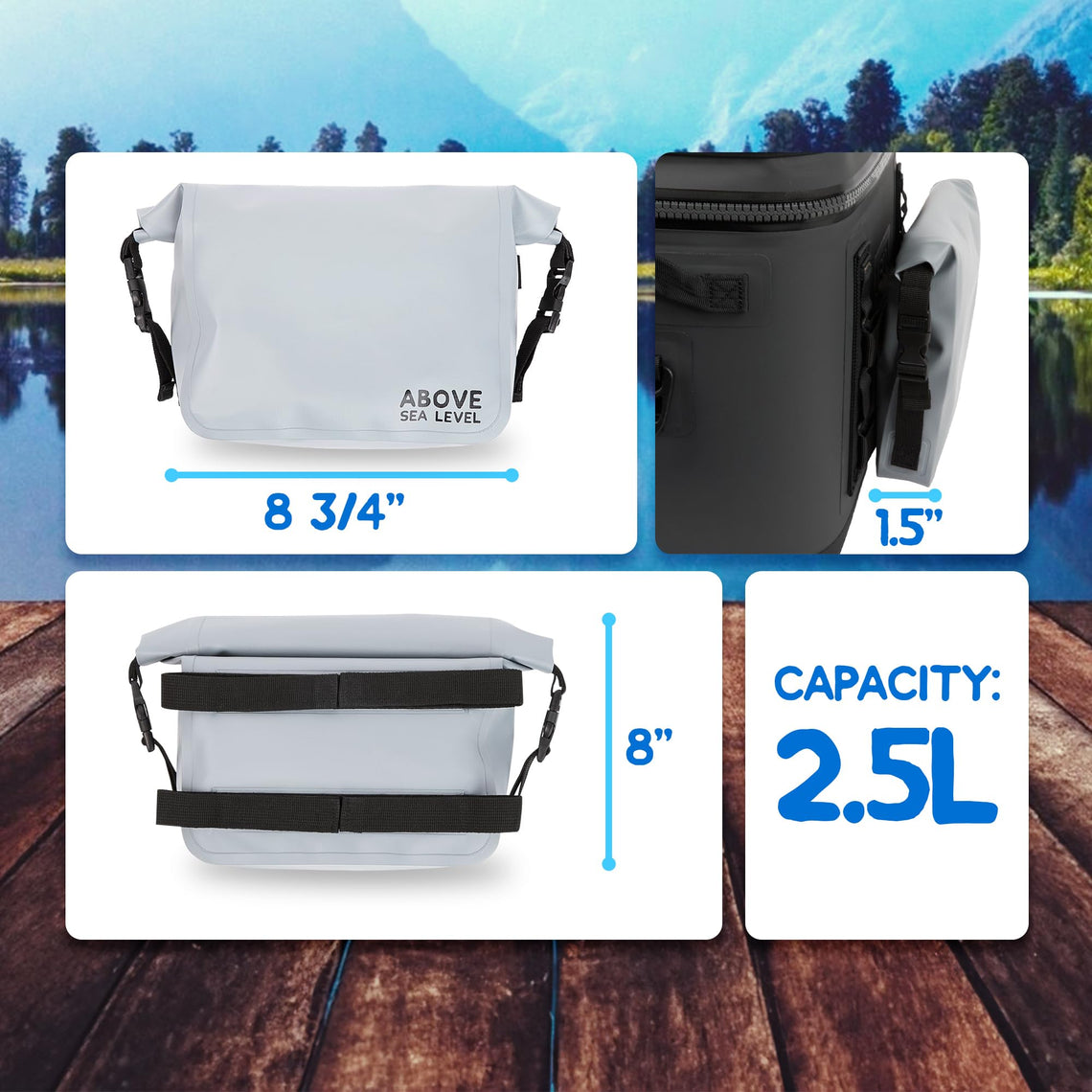 Waterproof MOLLE Dry Bag Pouch for YETI Coolers
