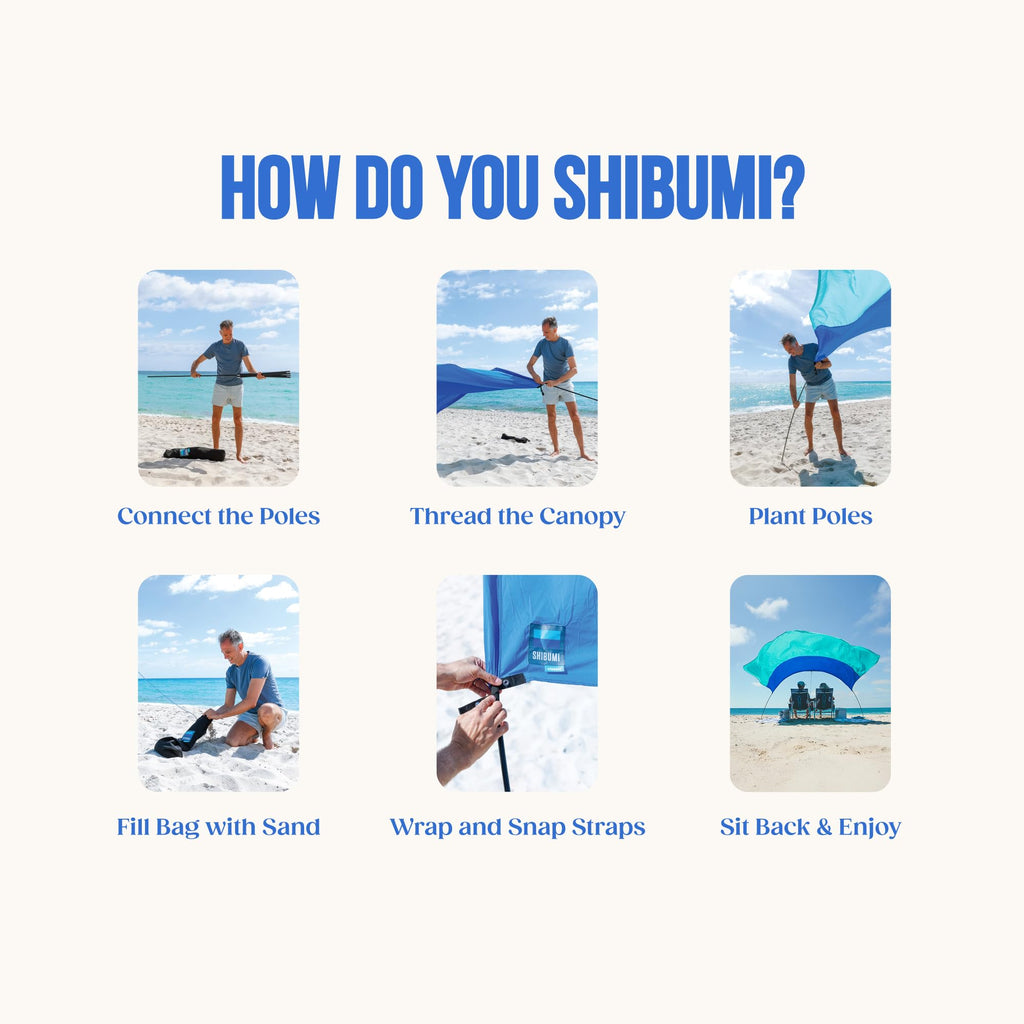 Shibumi Shade Current Wind-Powered Beach Shade