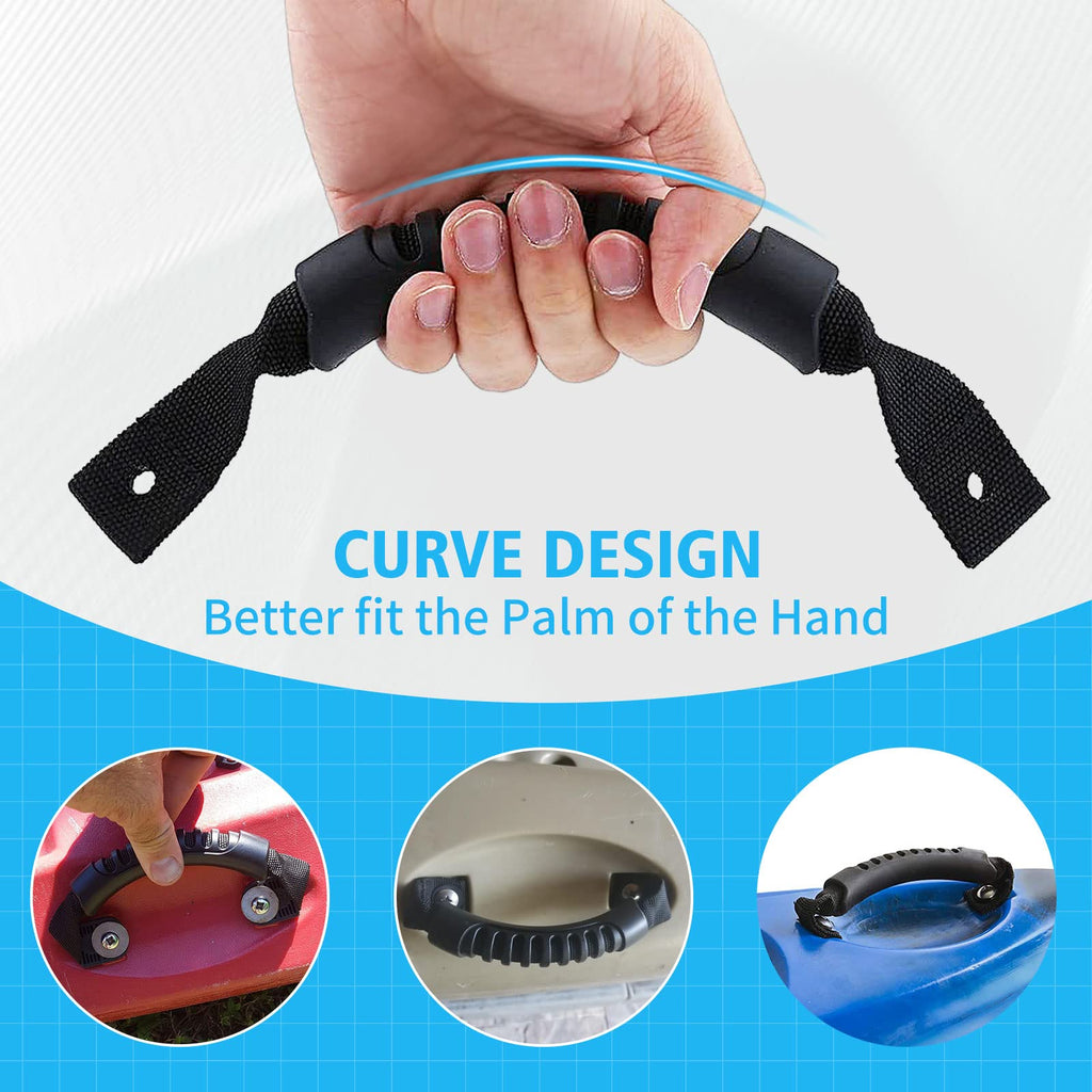 4-Pack Kayak Carry Handles with Mounting Screws