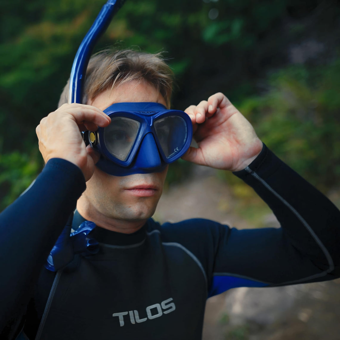Tilos AquaStalk Dive Mask & Hi-Flow 2 Snorkel Set