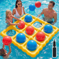 Dalipto Giant Inflatable Tic-Tac-Toe Pool Game with 10 Balls