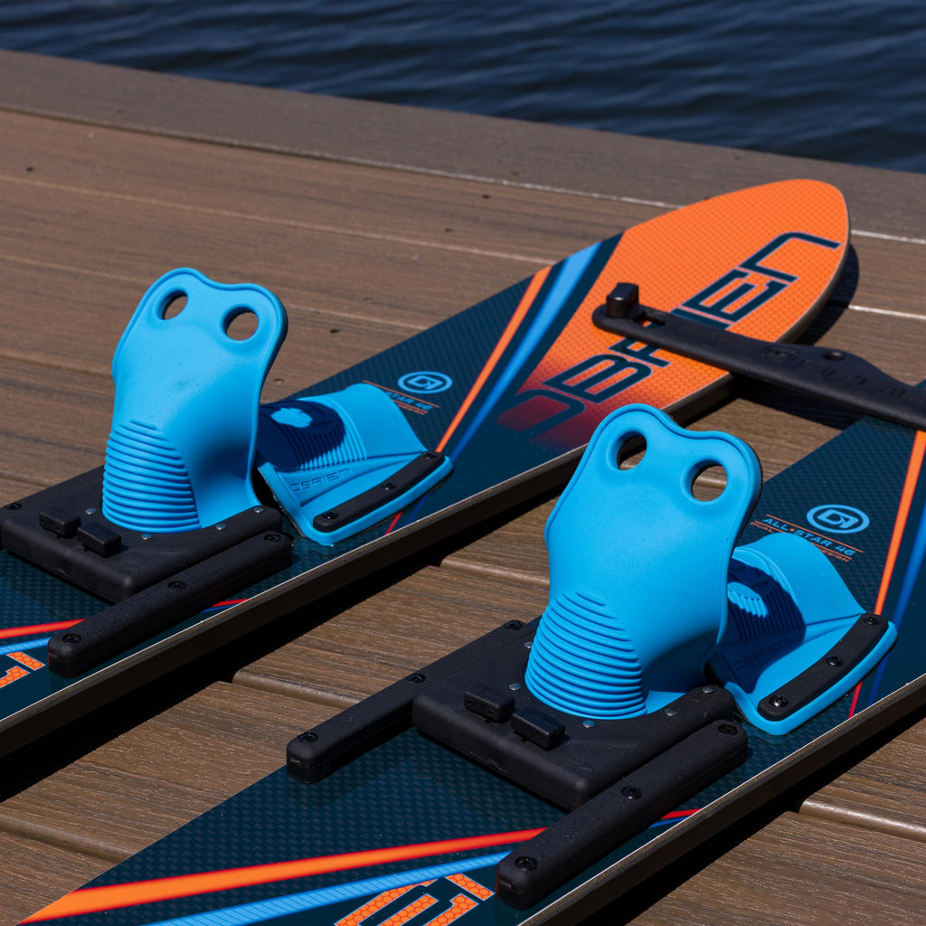 O'Brien All-Star Kids' Water Skis with Trainer Bar & Rope