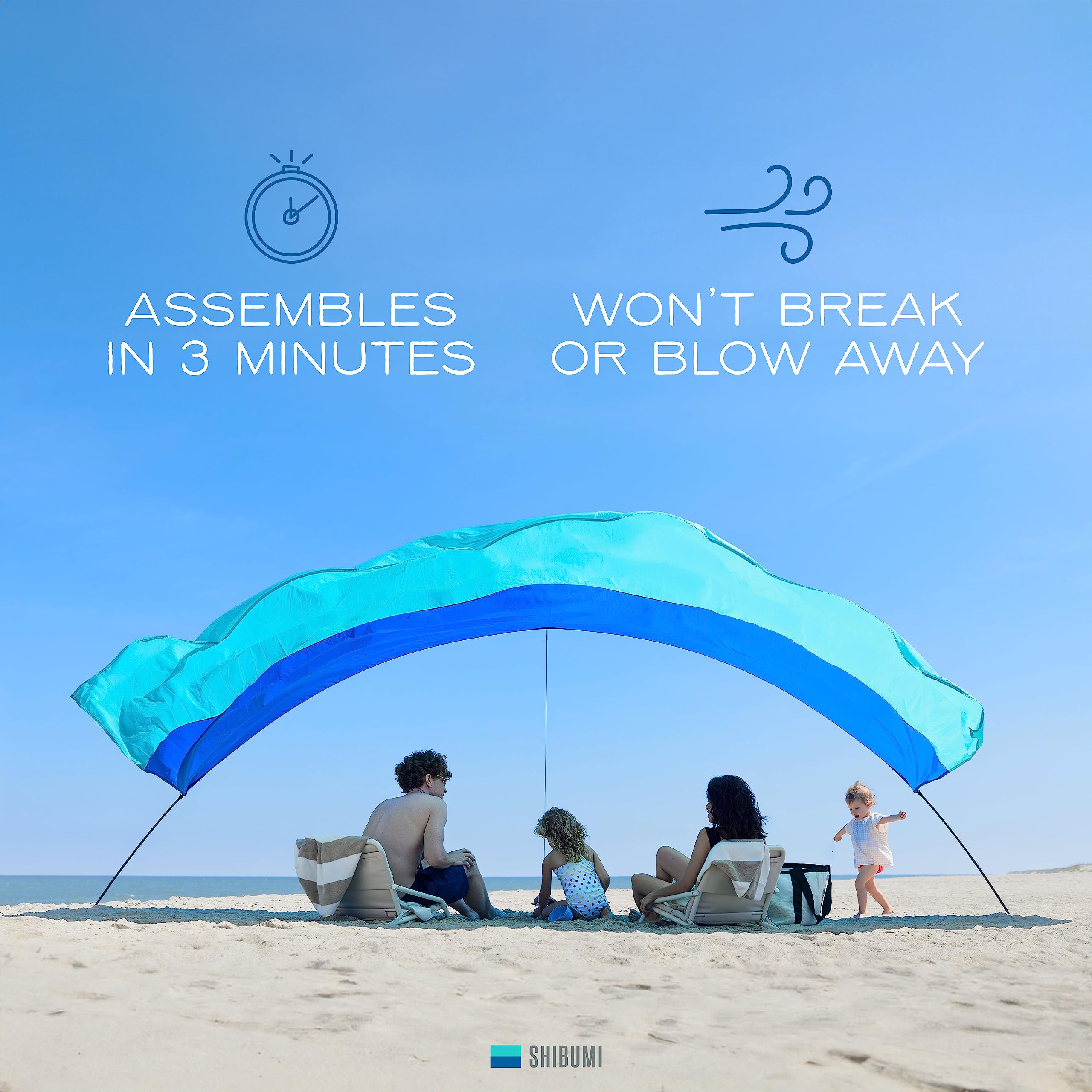 Shibumi Previous-Generation Wind-Powered Beach Shade