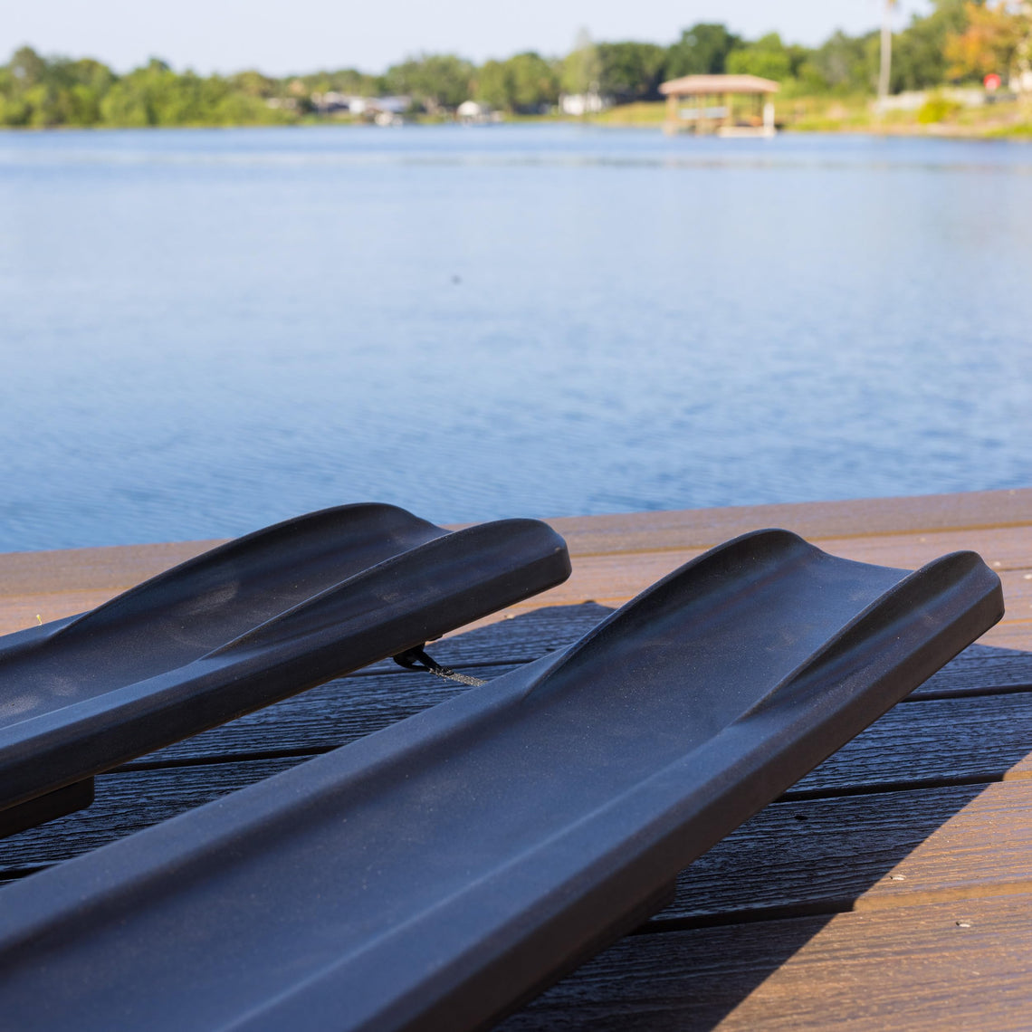 O'Brien All-Star Kids' Water Skis with Trainer Bar & Rope