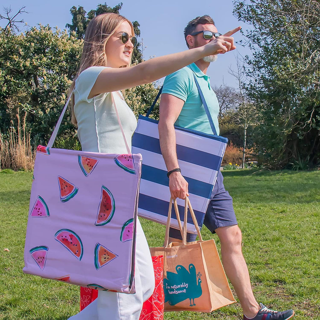 just be... Foldable Beach Chair Mat with Backrest
