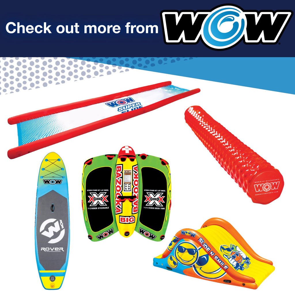 WOW Sports Novelty Towable Tube for 1–2 Riders