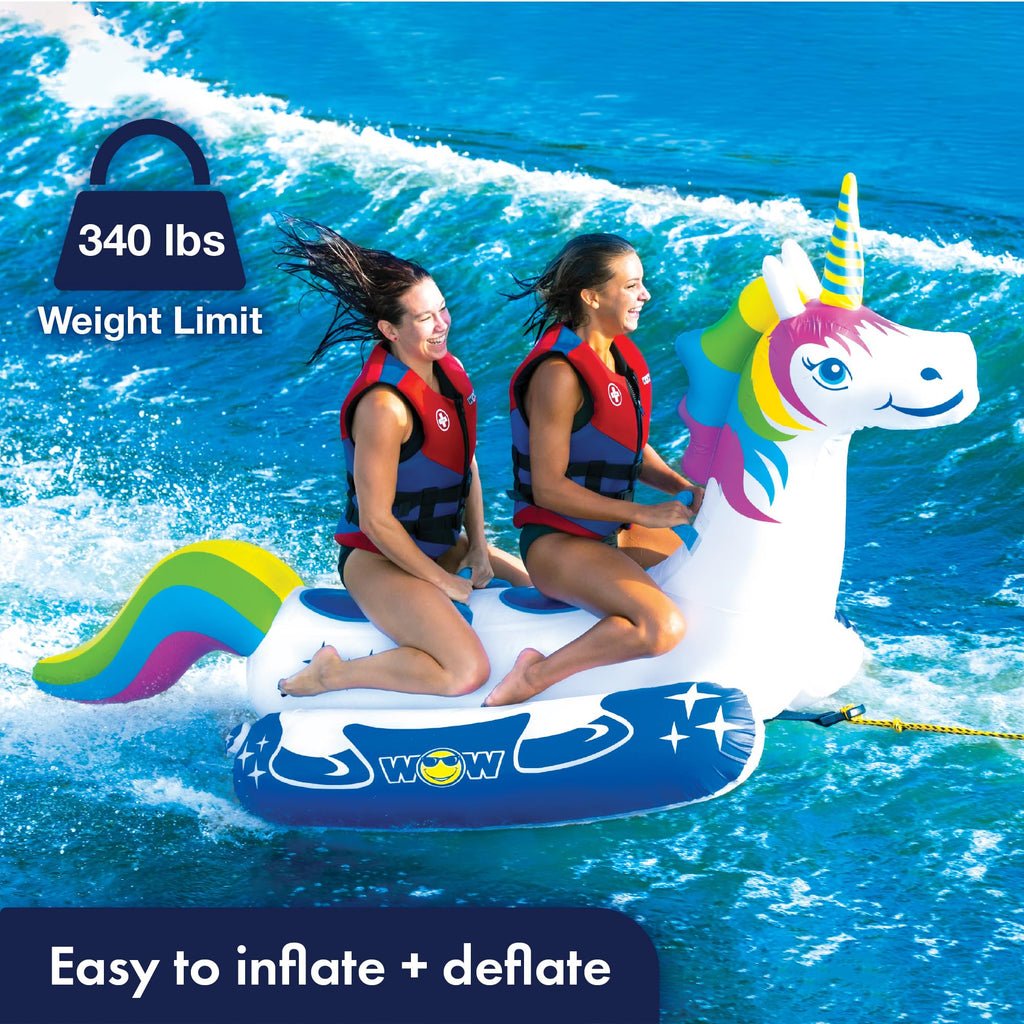 WOW Sports Novelty Towable Tube for 1–2 Riders