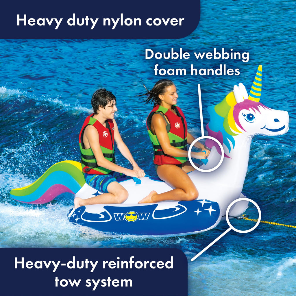 WOW Sports Novelty Towable Tube for 1–2 Riders