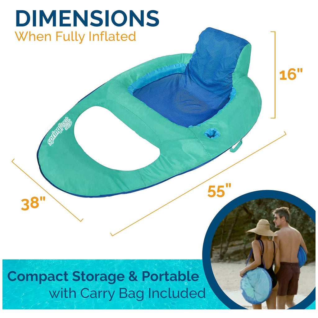 SwimWays Spring Float Premium Adult Pool Recliner