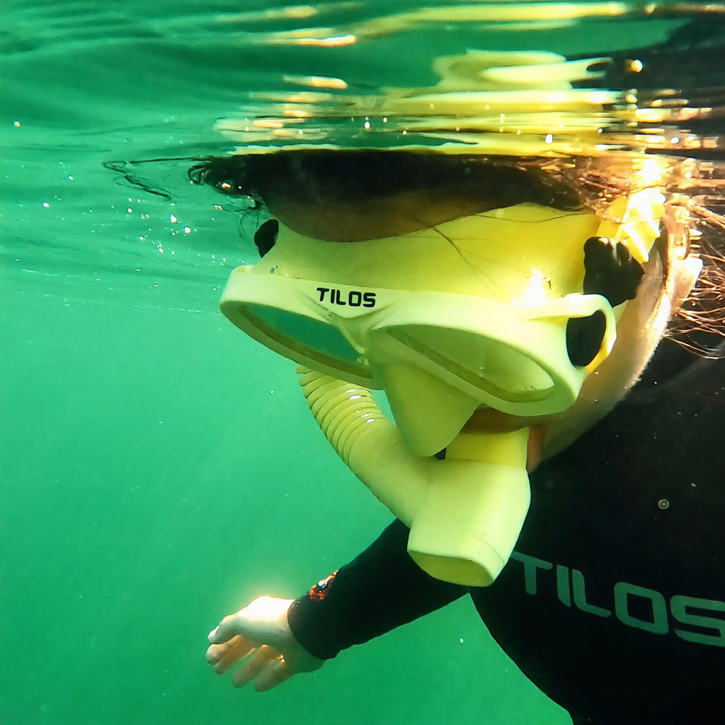 Tilos AquaStalk Dive Mask & Hi-Flow 2 Snorkel Set