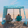 AMMSUN 6.5FT Beach Cabana with Sidewall & Sand Pockets