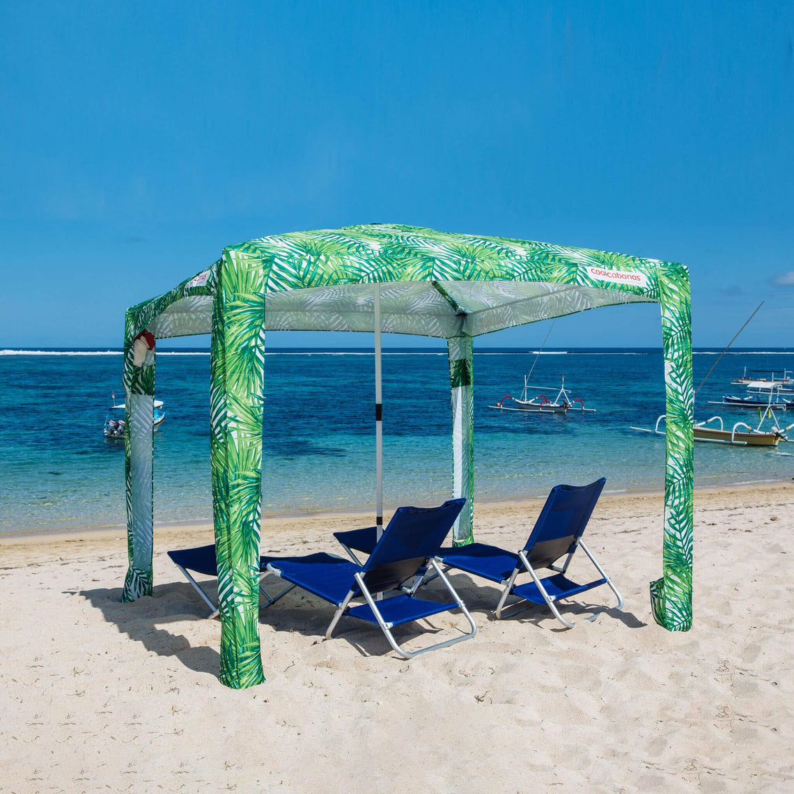 CoolCabanas 5 Portable Beach Cabana & Sun Shelter