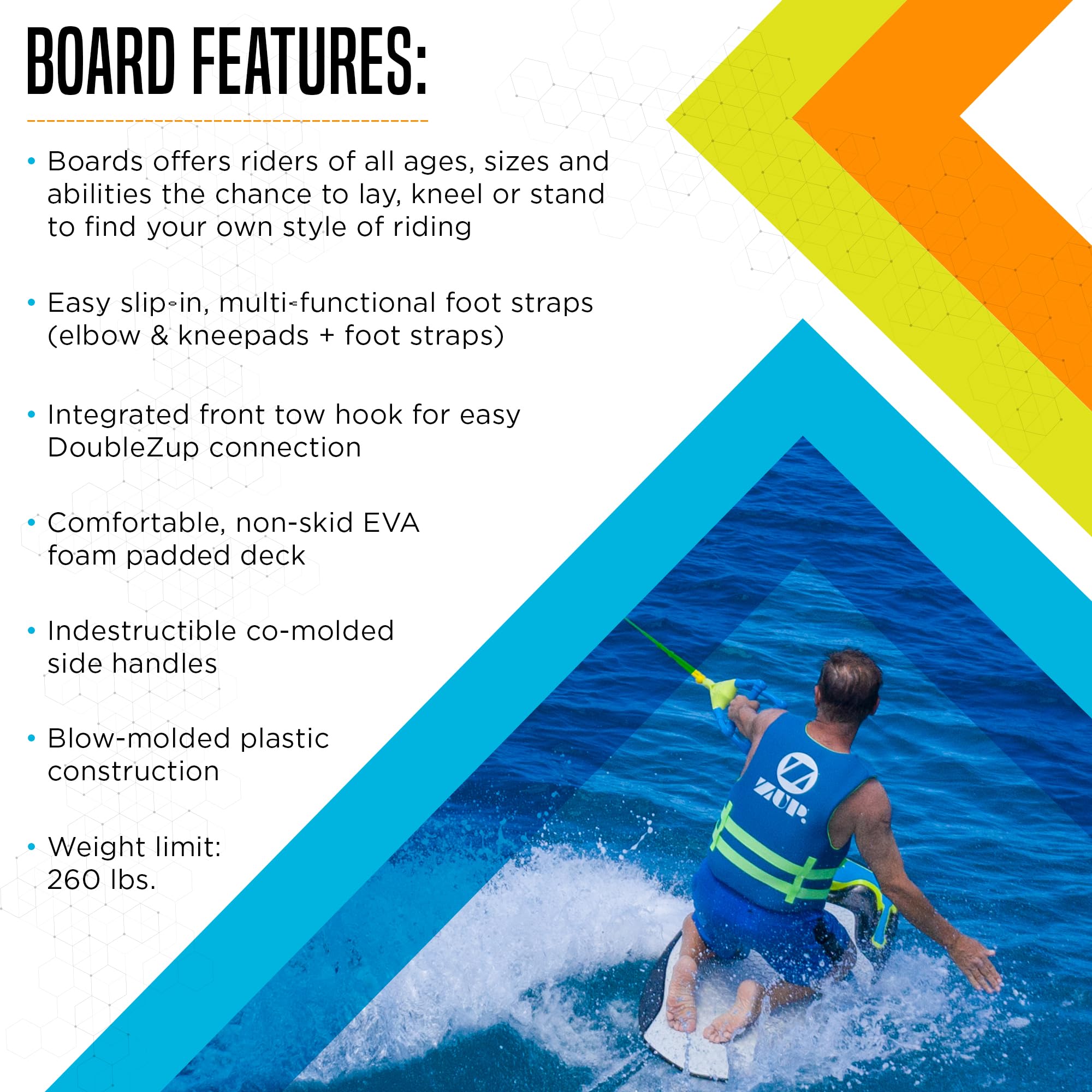 ZUP You Got This 260 All-in-One Water Sports Board