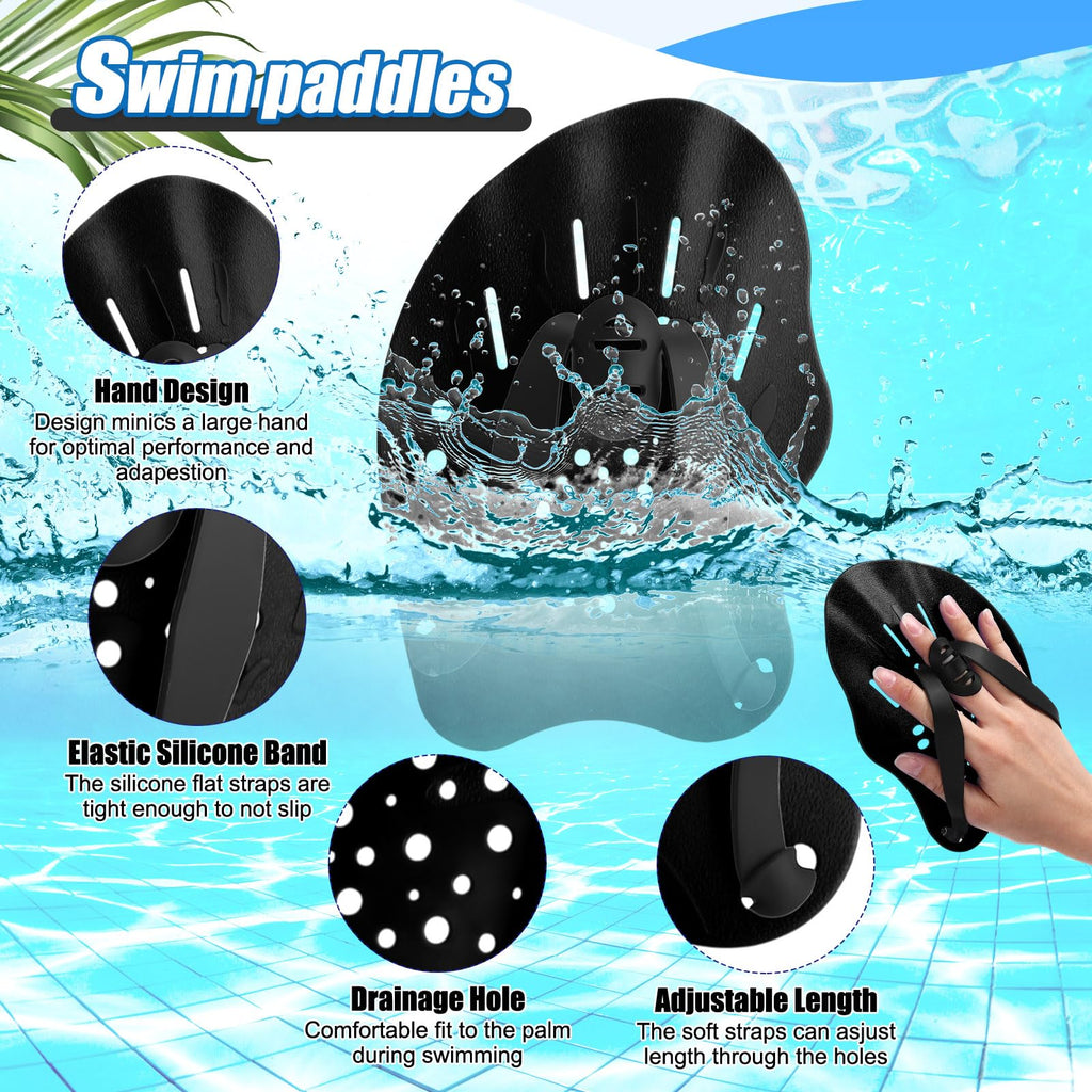 Motionchic 4-Piece Swim Training Set with Pull Buoy