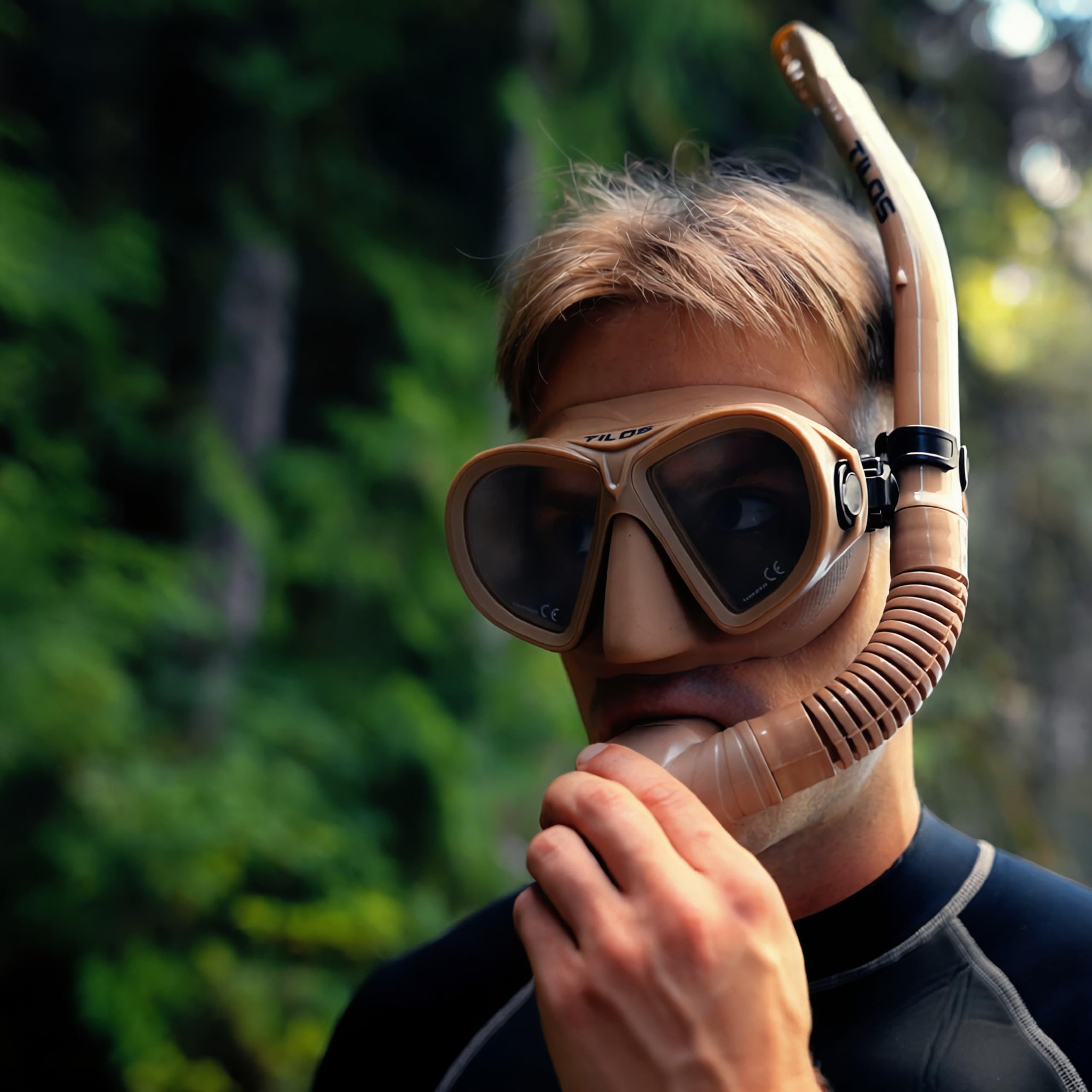 Tilos AquaStalk Dive Mask & Hi-Flow 2 Snorkel Set